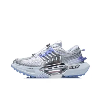 LiNing Casual Shoes Women's Low Top Light Frost Blue/Silver