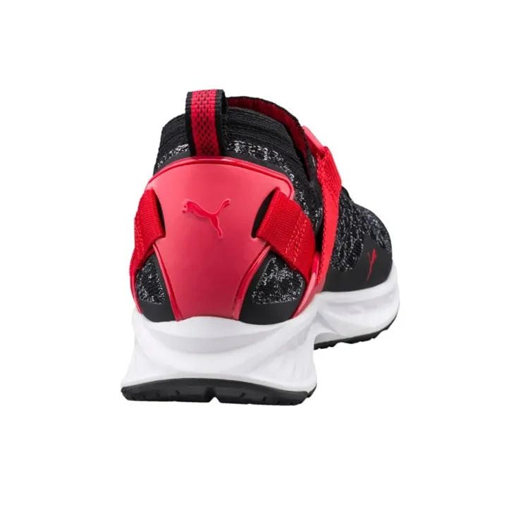PUMA Ignite Casual Shoes Men Low Top Black/Red-4