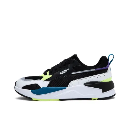 PUMA X-Ray 2 Casual Shoes Unisex Low-Top White/Black/Blue/Yellow