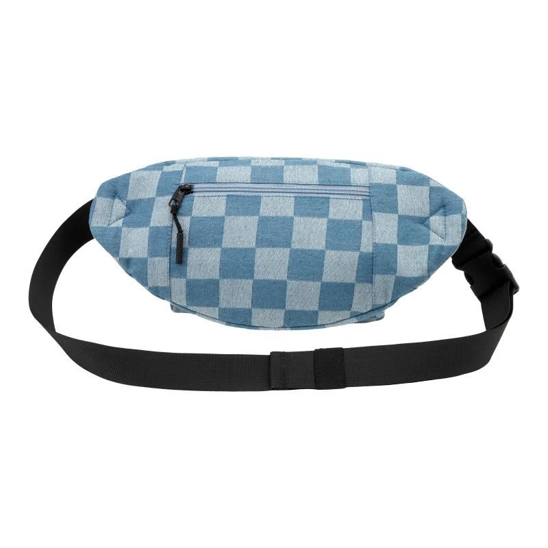 KONADCT Nylon Shoulder Bag, Fanny Pack, Crossbody Bag, Sling Bag Unisex Black/White-17
