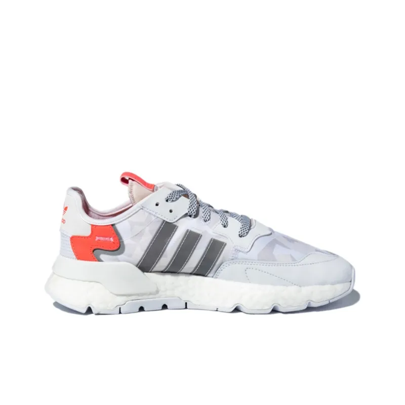 Adidas Originals Nite Jogger 'White Gray Orange'-1