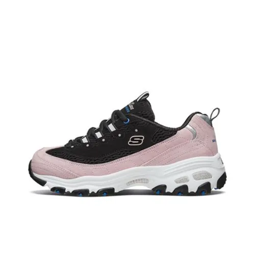 Skechers D'lites Black Pink Women's