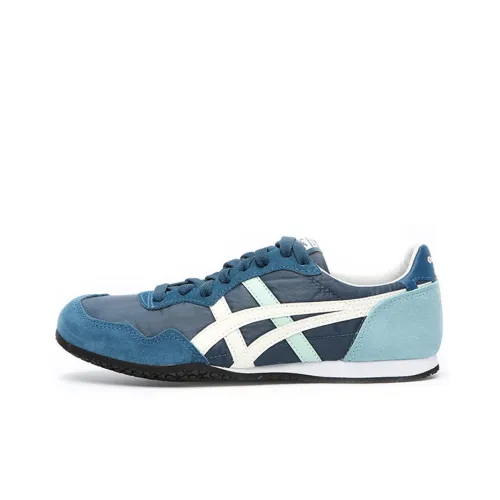 Onitsuka Tiger Serrano Casual Shoes Women's Low-Top Blue/Green/Milk White