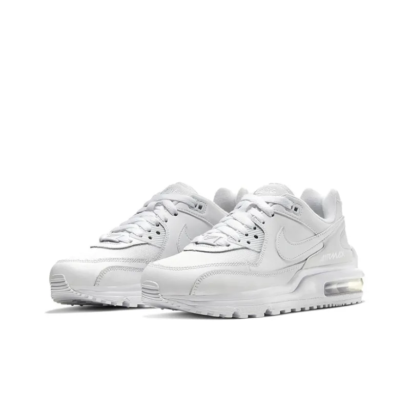 Nike Air Max Wright Cushioning Anti-Slip And Wear-Resistant Low-Top Casual Shoes GS Pure White-2