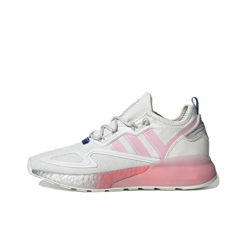 Adidas Originals ZX 2K Boost Casual Shoes Women's Low-Top White/Pink