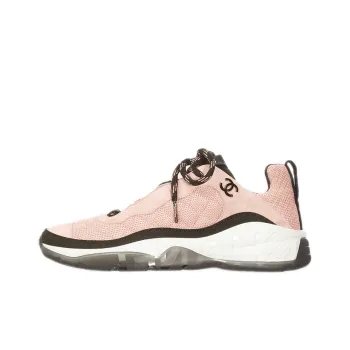 CHANEL Low Top Casual Shoes Women's Pink
