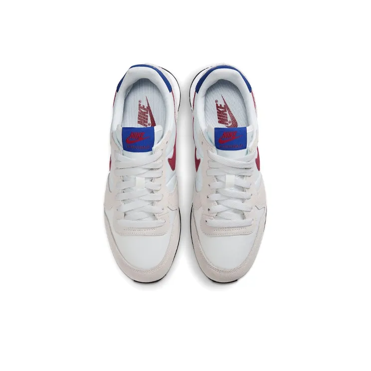 Nike Internationalist Casual Shoes Women's Low Top Beige/Red/Blue-3