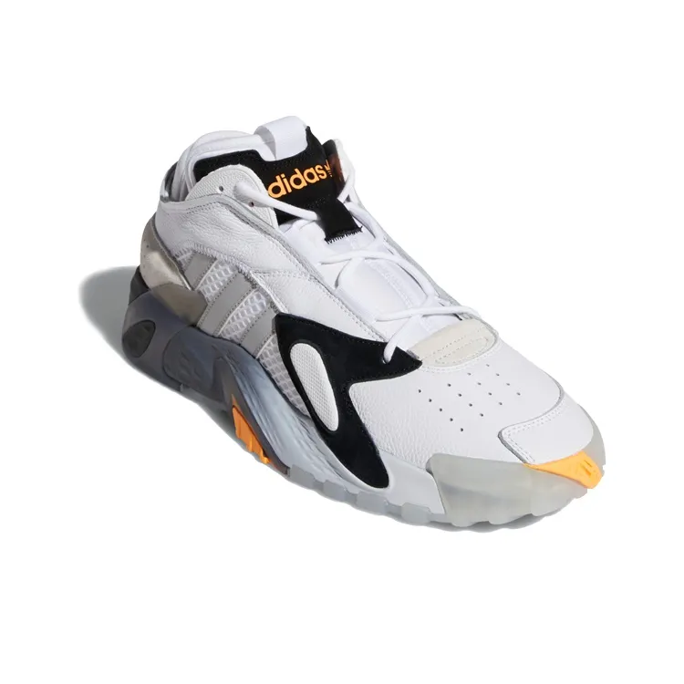 Adidas Streetball White Black Orange-2