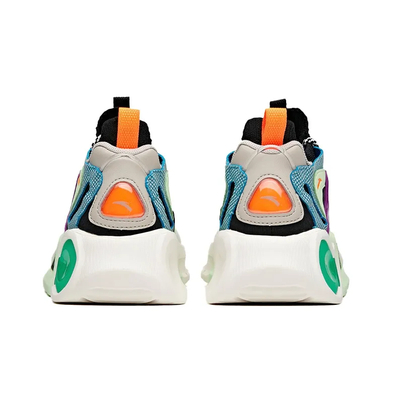 ANTA Casual Shoes Men Mid Top Black/Ivory White/Interstellar Blue-3