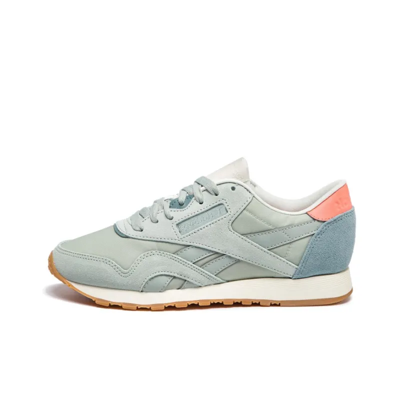 Reebok Classic Nylon Casual Shoes Women's Low-Top Blue-0