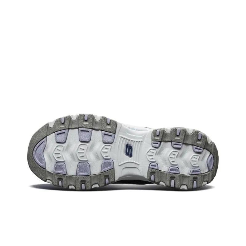 Skechers D'lites 1.0 Blue/White Women's-4