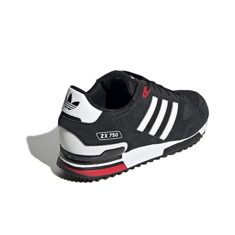 Adidas Zx 750 Black White Red-2