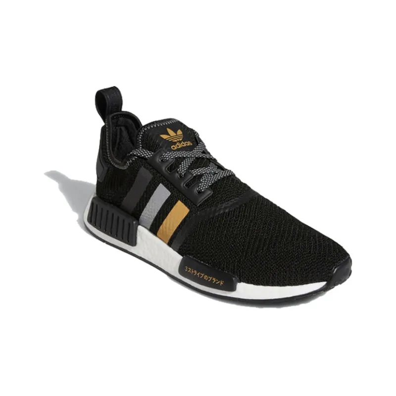 Adidas Nmd R1 Shoe Palace Black And Gold Women's-1