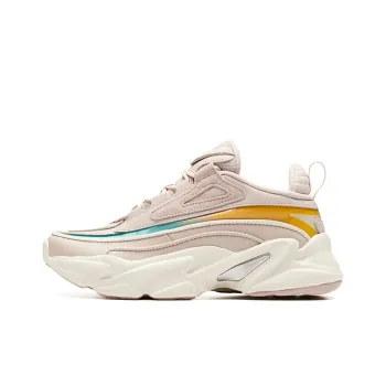Anta Life Collection Cushioning Anti Slip And Wear Resistant Low Top Sports Casual Shoes Women's Pink Yellow Blue