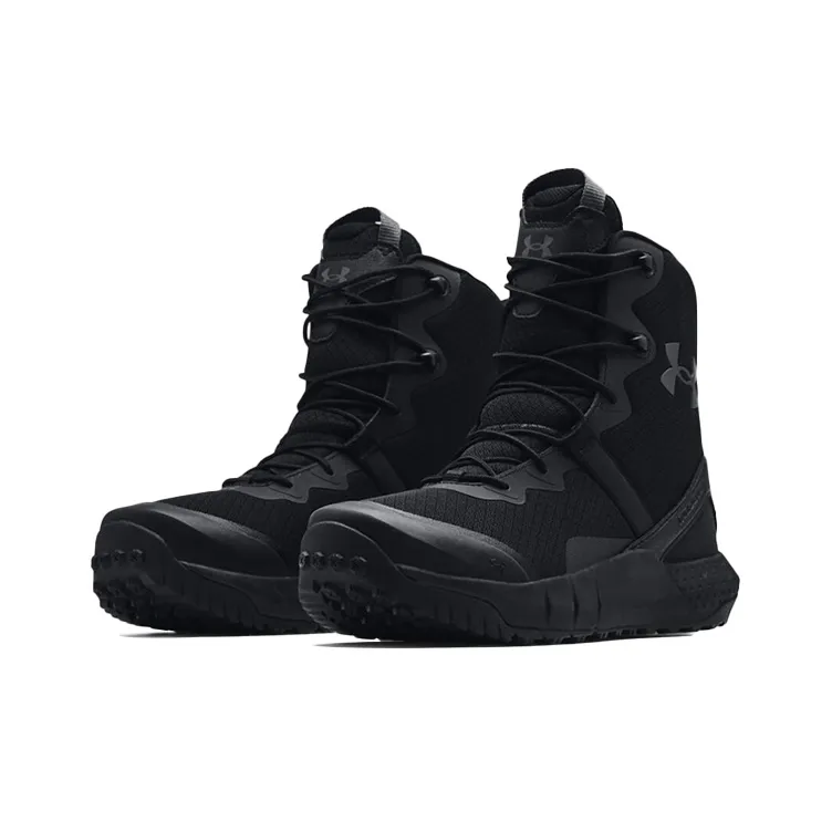 Under Armour Micro G ® Valsetz Wide Cushioned Slip-Resistant High-Top Athletic Shoes Men's Black 2E-Width-2