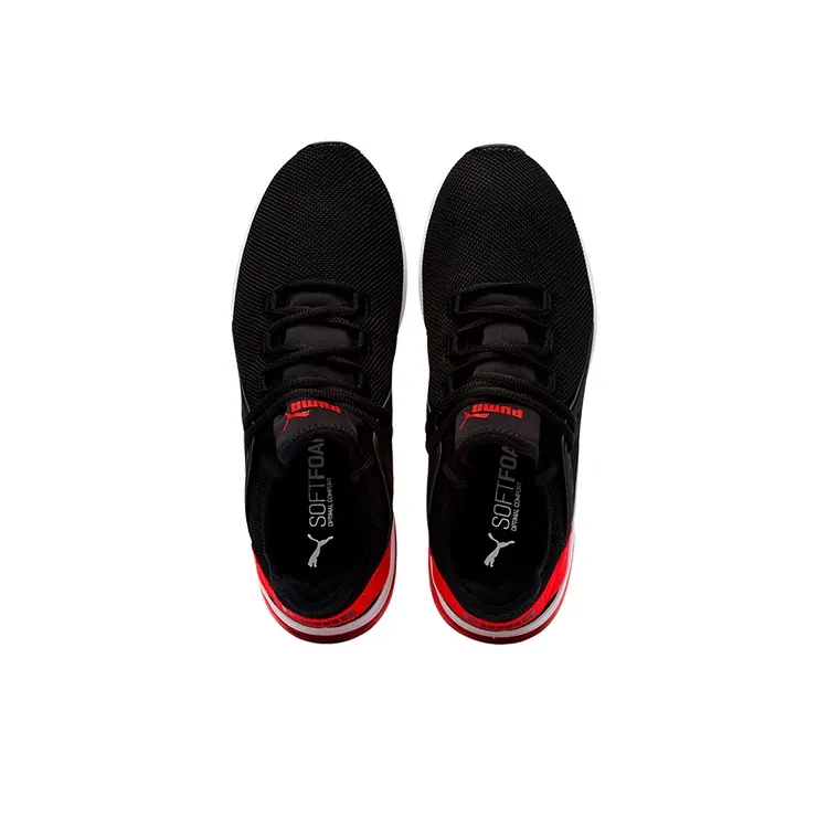 PUMA Electron Street Low top Running Shoes Black/Red-2