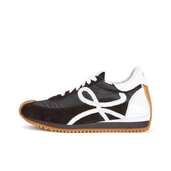 LOEWE Flow Runner Anti Slip Wear Resistant Low Top Casual Shoes Women's Black White