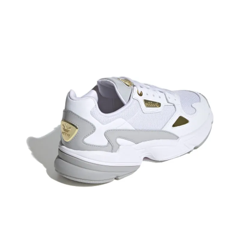 Adidas Falcon White Gold Metallic Women's-2