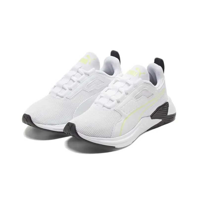 PUMA Disperse Xt Low Top Running Shoes White/Black/Yellow Women's-2