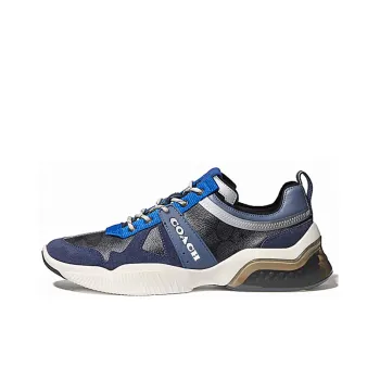 COACH CitySole Low Top Casual Shoes Men's Blue Black