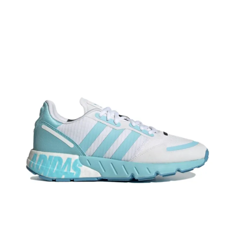 Adidas Women's Zx 1K Boost 'Bold Logo Graphic Hazy Sky' Women's-1