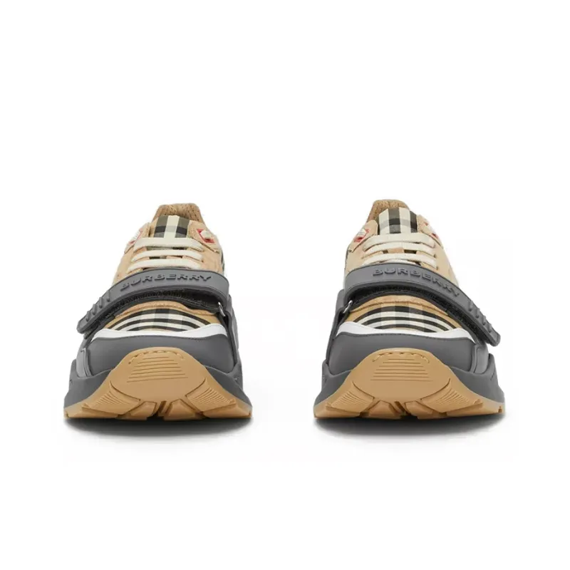 Burberry Low Top Sports Casual Shoes Women's Yellow-2