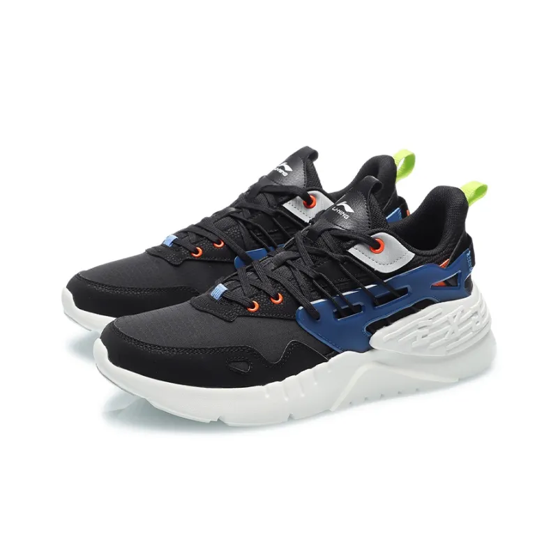 LiNing EXD Lite Low Top Casual Athletic Shoes Men's Black Blue-2
