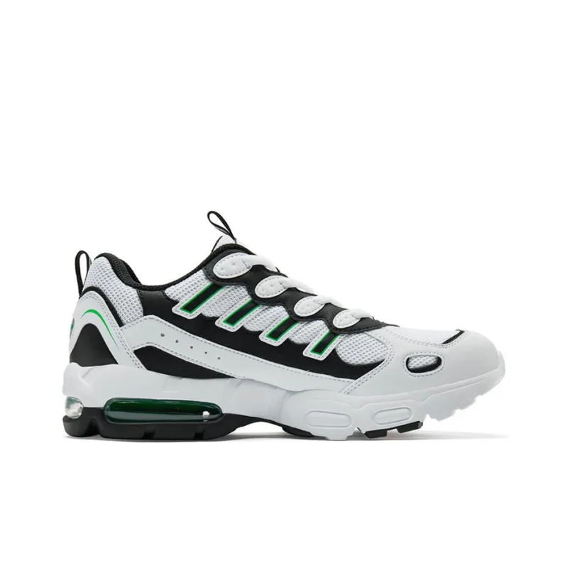 XTEP Little Air Cushion Low Top Sports Casual Shoes Men's White Black Green-1