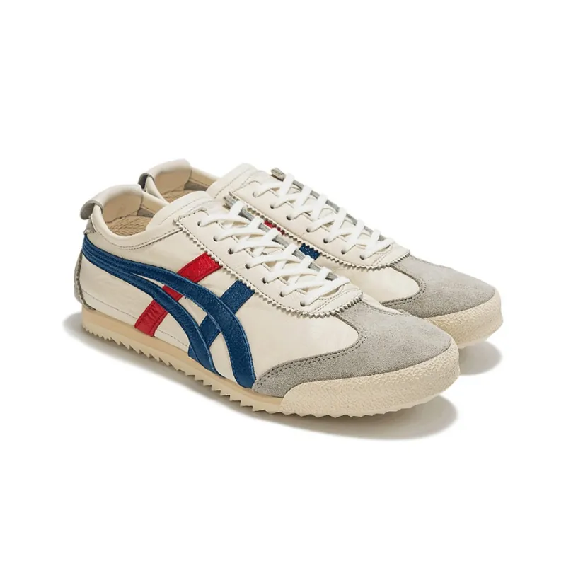Asics Onitsuka Tiger Mexico 66 Deluxe Nm White Deluxe Blue Women's-2