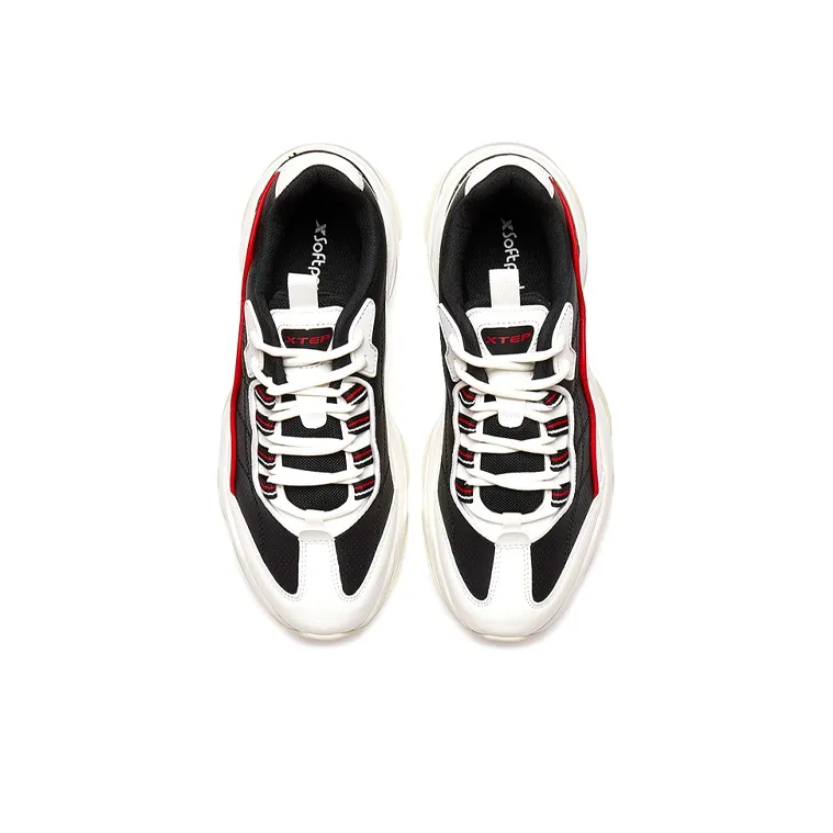 XTEP Casual Shoes Men Low Top Black/White-1