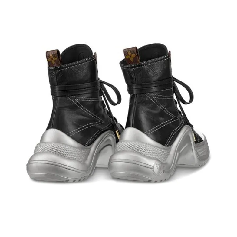 LOUIS VUITTON Lv Archlight Sneakers Black/White/Silver Women's-3
