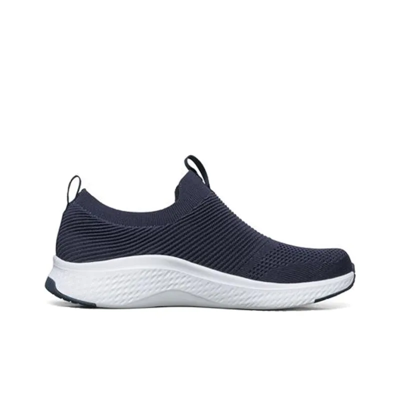 Skechers Solar Fuse Breathable Lightweight Low-Top Casual Shoes Men's Navy-1