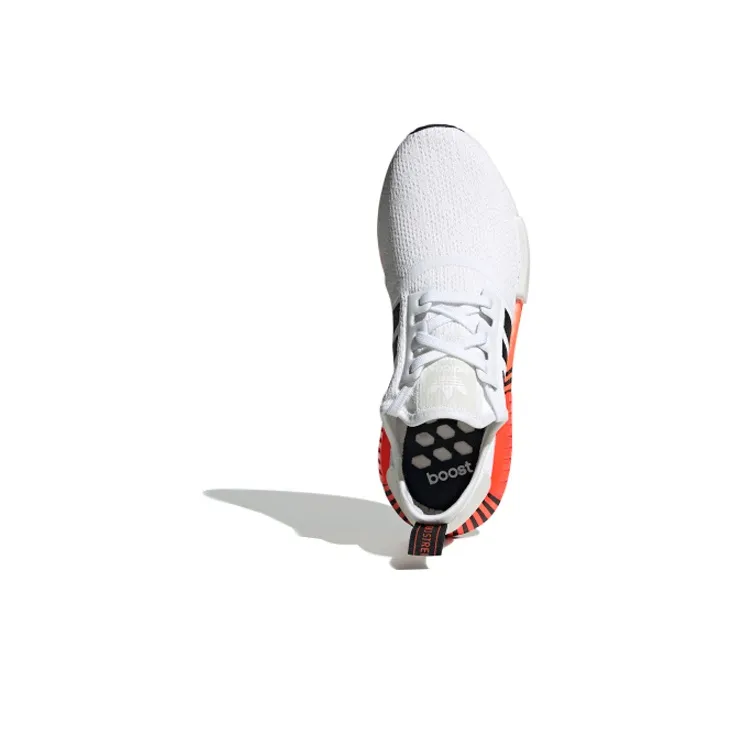 Adidas NMD_R1 'Glitch White Solar Red'-3