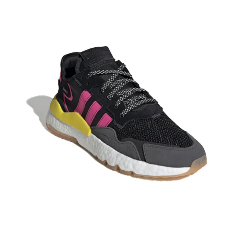 Adidas Nite Jogger Black Magenta Gum Sole-2