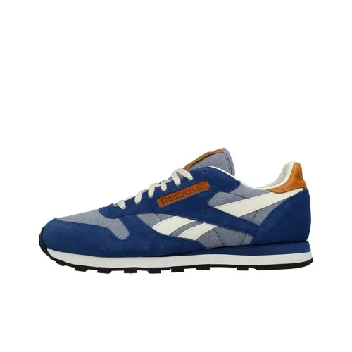 Reebok Classic Leather Casual Shoes Men Low-Top Blue