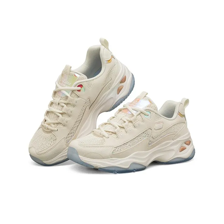 Skechers D'Lites 4.0 Low Running Shoes Gs White Women's-2