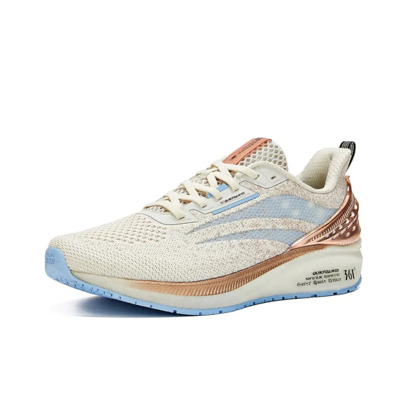 361° Super Bouncy Non slip Lightweight Low Top Sports Casual Shoes Men's Red Bronze-1