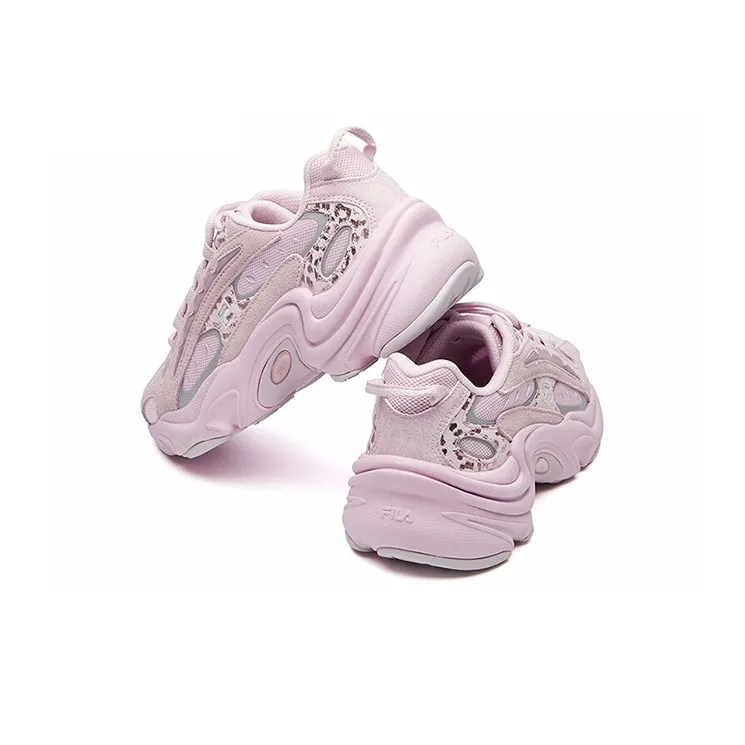FILA PANTERA Cushioning Anti Slip Wear Resistant Breathability Low Top Casual Shoes Women's Snow Lilac-4