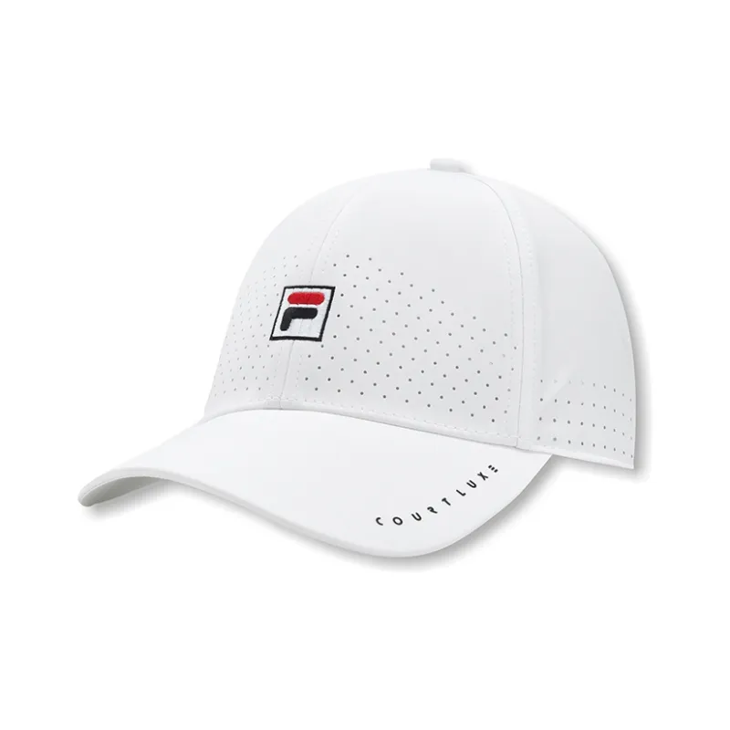 FILA Polyester Baseball Caps Men's White-1