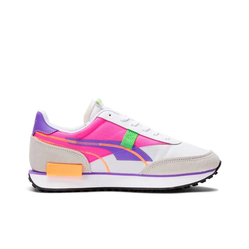 PUMA Future Rider Twofold 'White Luminous Purple' Women's-1