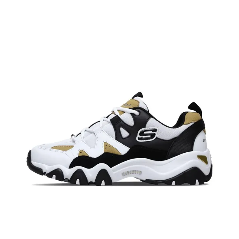 Skechers D'lites 2.0 Running Shoes Black/White/Yellow-0