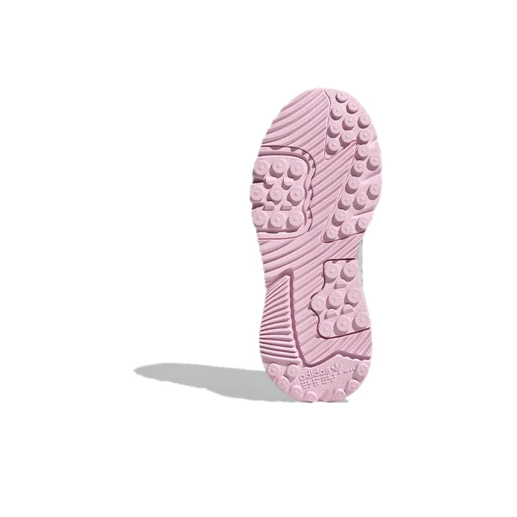 Adidas Originals Nite Jogger For Grey/Pink Women's-5