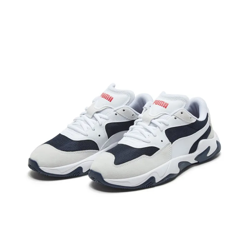 PUMA Storm Adrenaline Low White Casual Sneakers Shoes 'Black White'-2