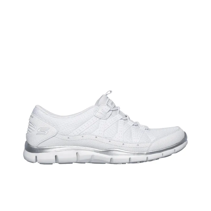 Skechers Gratis Low Top Running Shoes White Women's-1