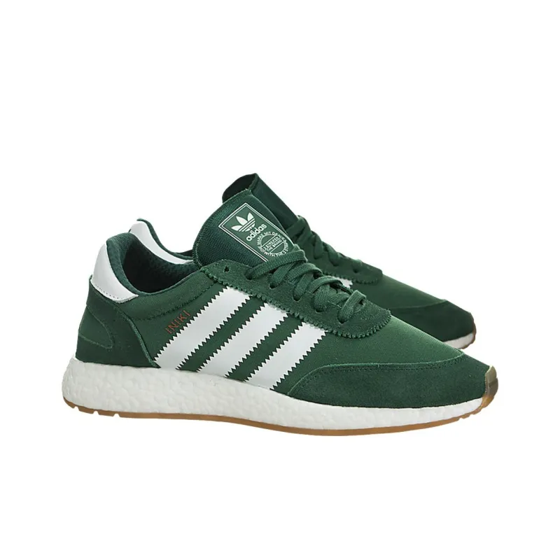Adidas Iniki Runner Green White Gum-1