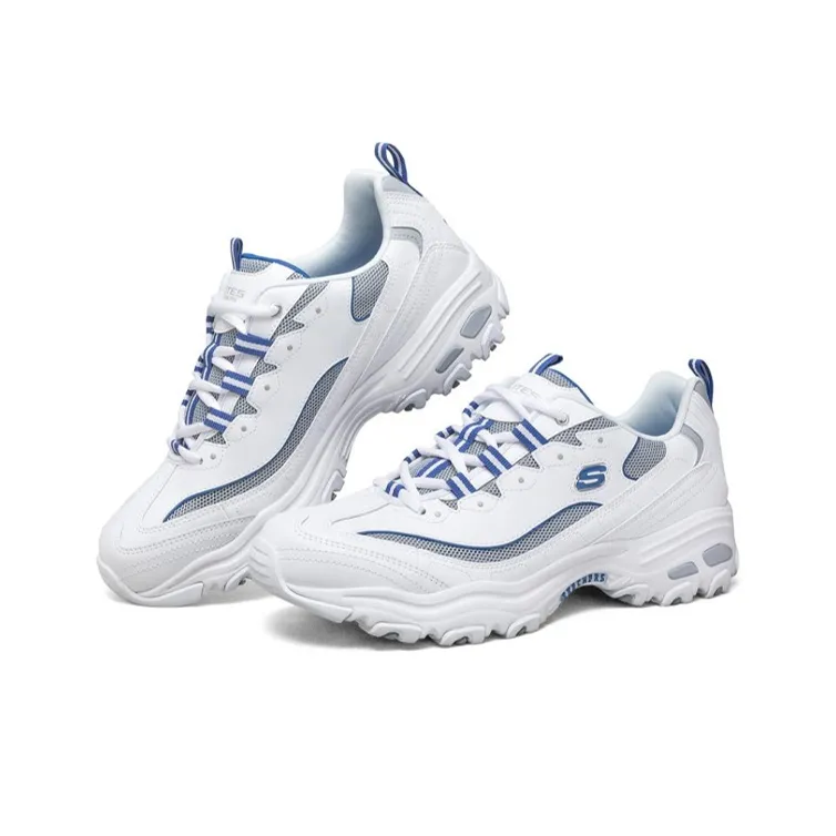 Skechers D Lites 1.0 White/Blue-2