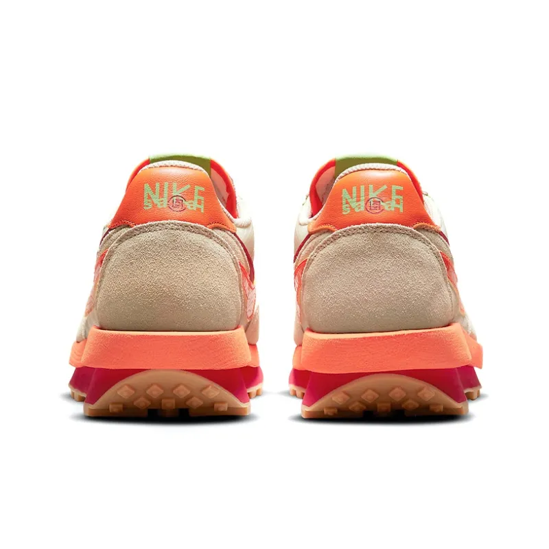 Nike Ld Waffle Sacai Clot Kiss Of Death Net Orange Blaze-4