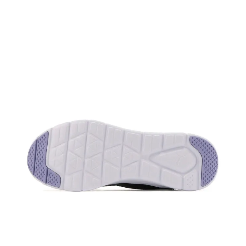 PUMA Flex Essential Casual Shoes Unisex Low-Top Black/Purple-3