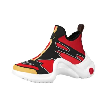 LOUIS VUITTON Archlight Ankle Sneakers 'Red Yellow Black' Women's
