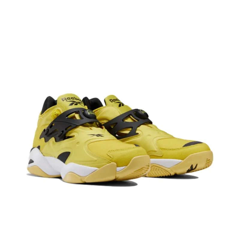 Reebok Pump Court Running Shoes Black/Yellow-2